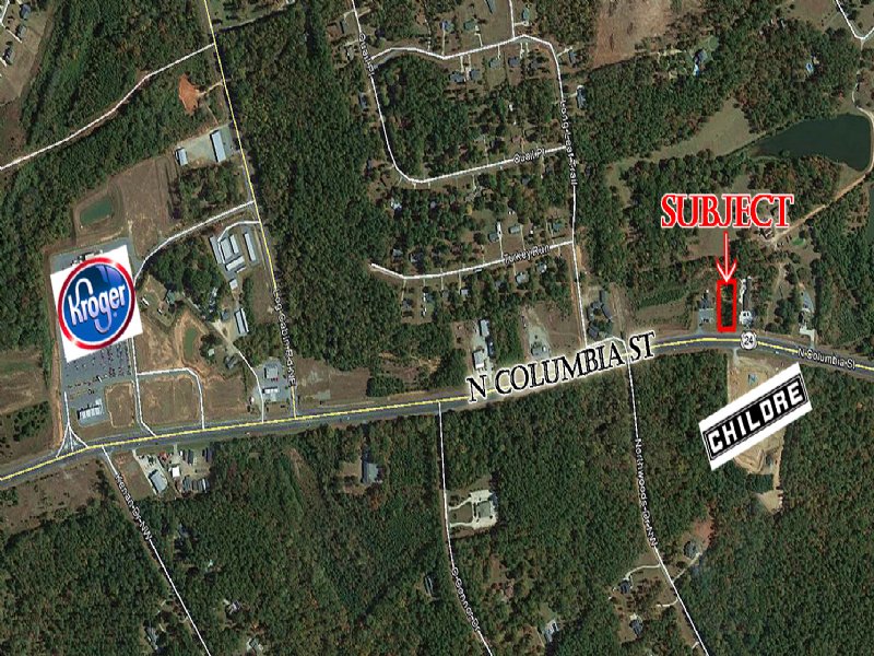 Reduced Commercial Lot : Milledgeville : Baldwin County : Georgia