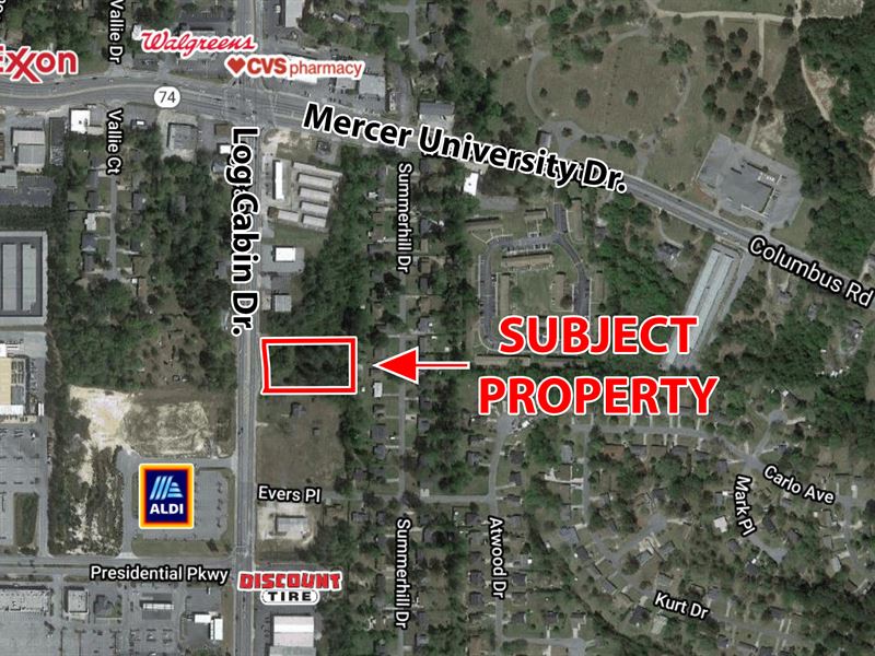 1.67 Acres On Log Cabin Dr : Macon : Bibb County : Georgia