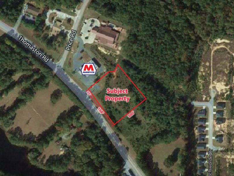 Reduced 1.5 Ac Commercial Lot : Macon : Bibb County : Georgia