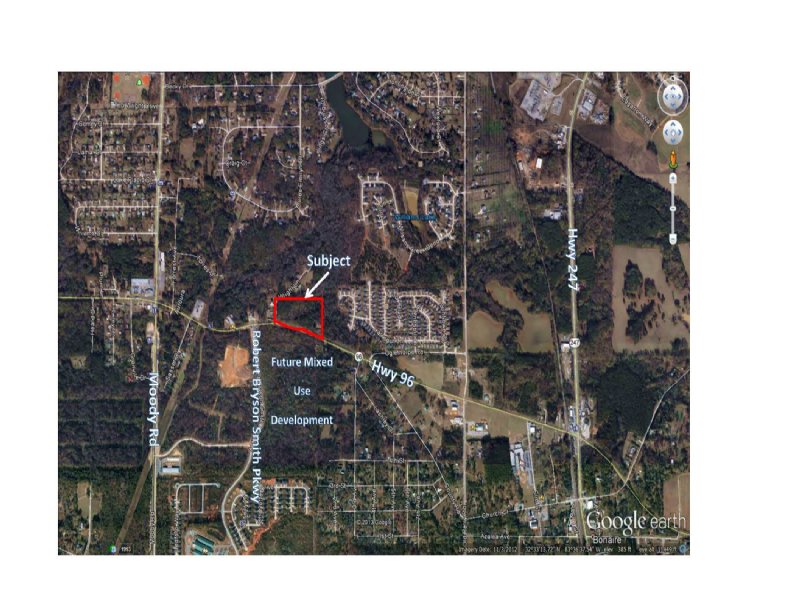 8 Acres On Hwy 96 : Warner Robins : Houston County : Georgia
