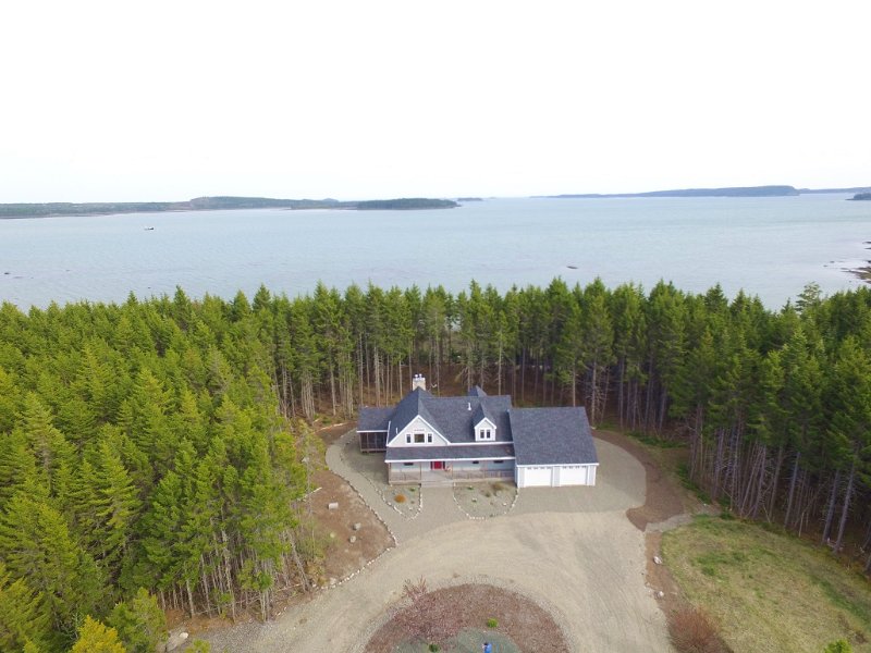 Roques Bluff Contemporary : Roque Bluffs : Washington County : Maine