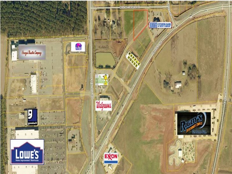 1.24 Acre Commercial Lot : Warner Robins : Houston County : Georgia