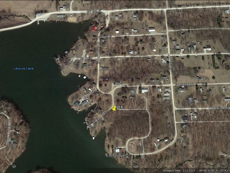 4 Lots, Water View, Leisure Lake, M, Lot for Sale by Owner in Missouri