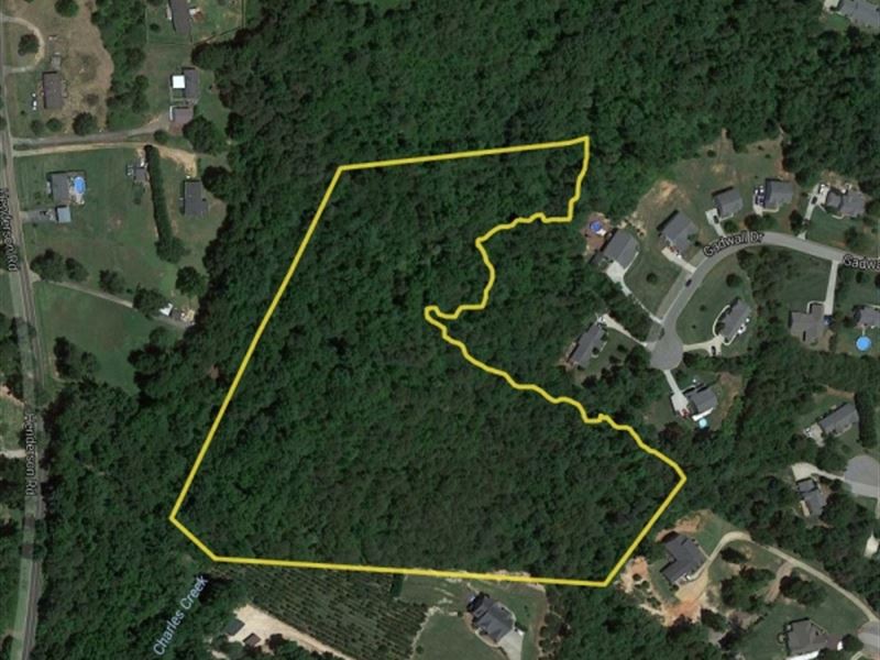 9.07 Acres Residential Building Loc : Easley : Pickens County : South Carolina