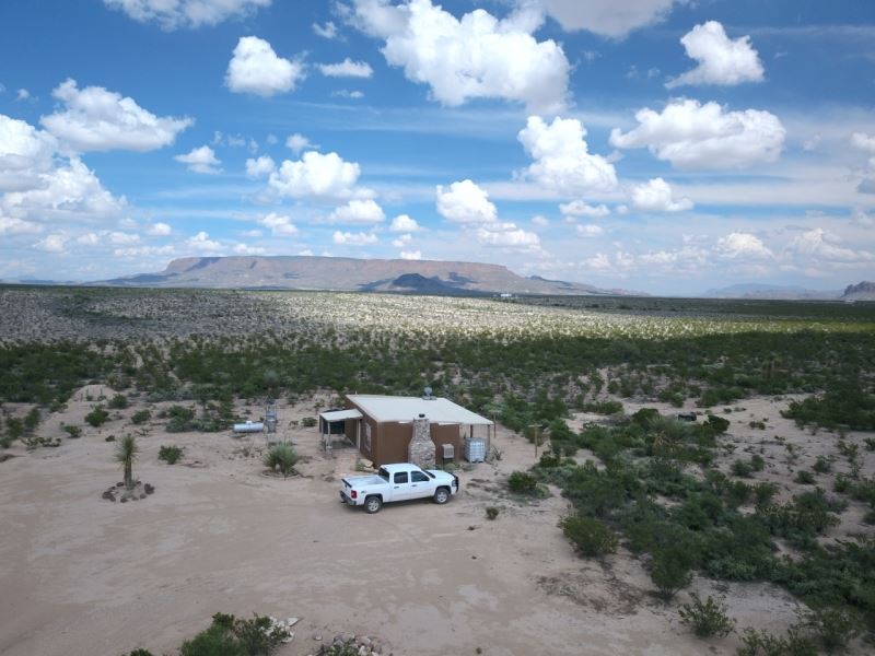 10 Acres With Off Grid Cabin Lot for Sale in Terlingua, Brewster