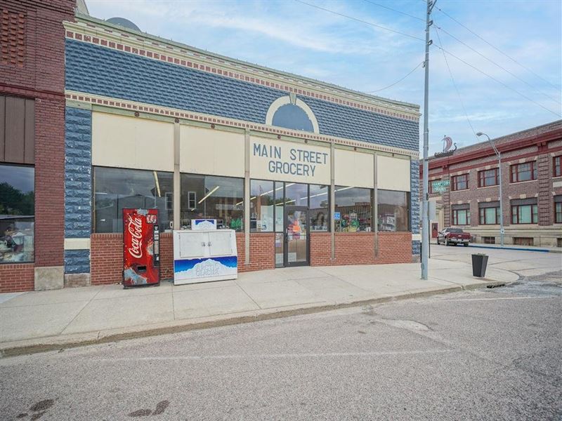 Main Street Grocery, Wausa, Nebras : Wausa : Knox County : Nebraska