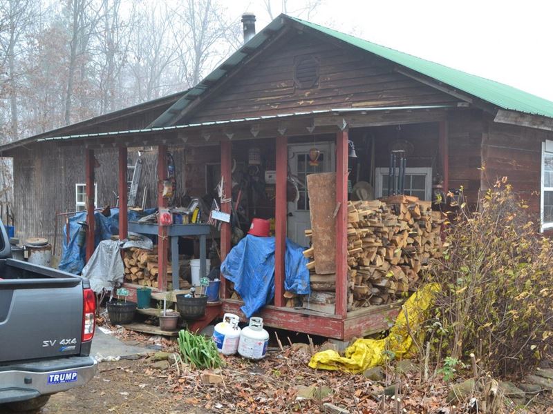 Off Grid Cabin on 10 Acres : Dennard : Van Buren County : Arkansas