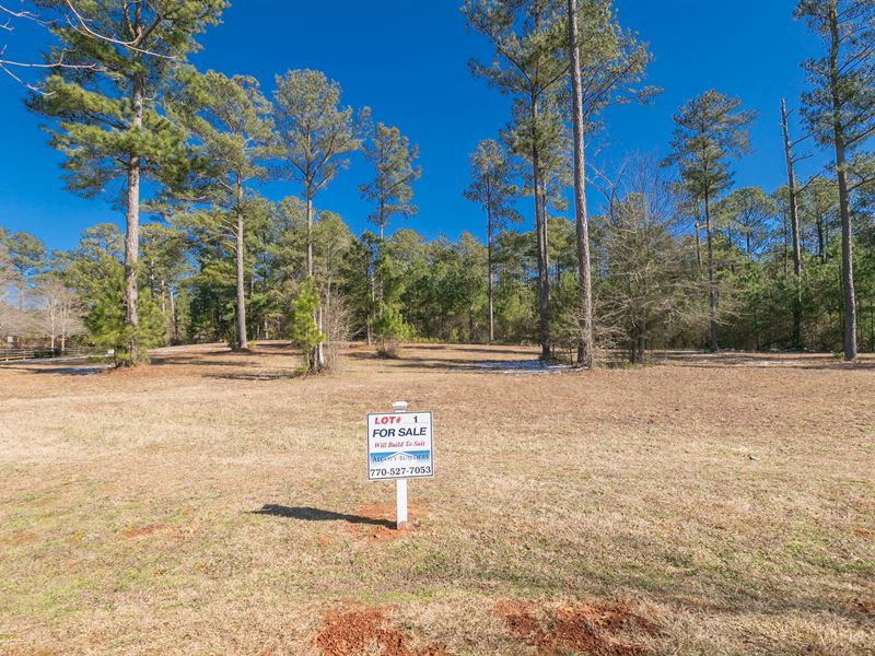 Lot 1 in Coveted Fox Valley : Monroe : Walton County : Georgia