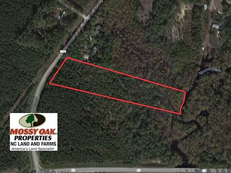 Reduced, 3.7 Acres of Residential : Currie : Pender County : North Carolina