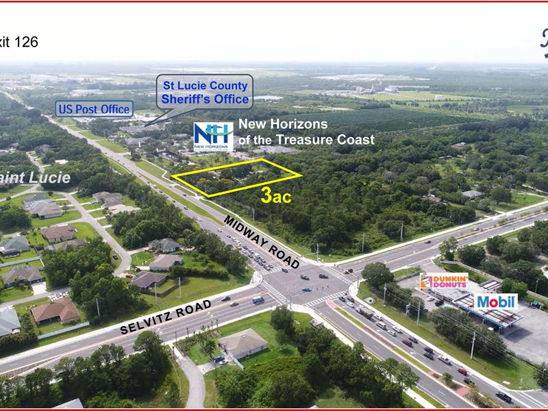 Commercial Development Site : Fort Pierce : Saint Lucie County : Florida
