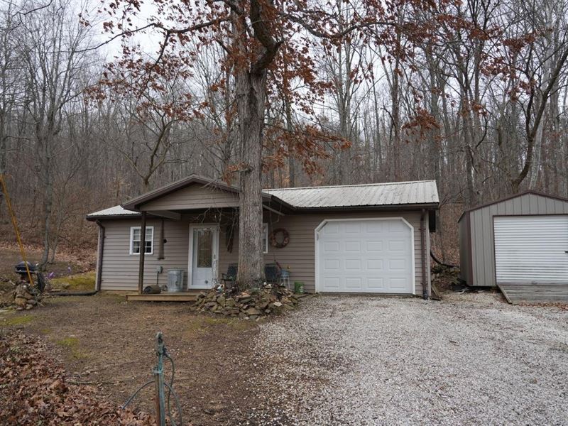 Black Ankle Road Cottage : Bloomfield : Greene County : Indiana