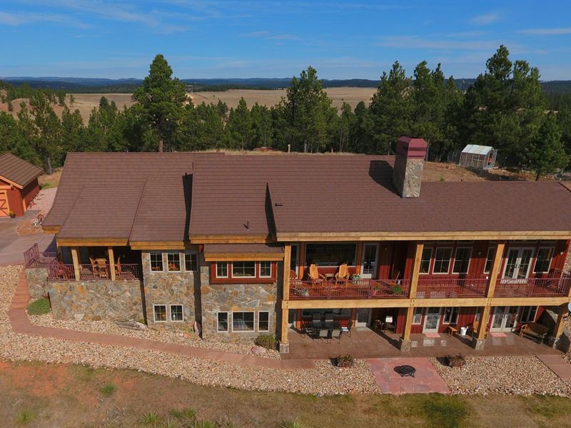 Stage Stop At Canyon Rim Ranch : Hot Springs : Custer County : South Dakota