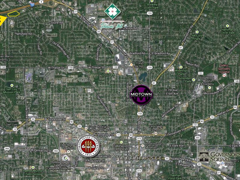 10.3 Acres in The City Limits, Jd : Tallahassee : Leon County : Florida