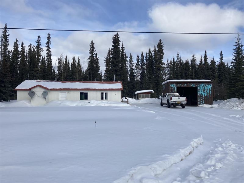 Home in Rapidly Growing Tok Alaska : Tok : Fairbanks North Star Borough : Alaska