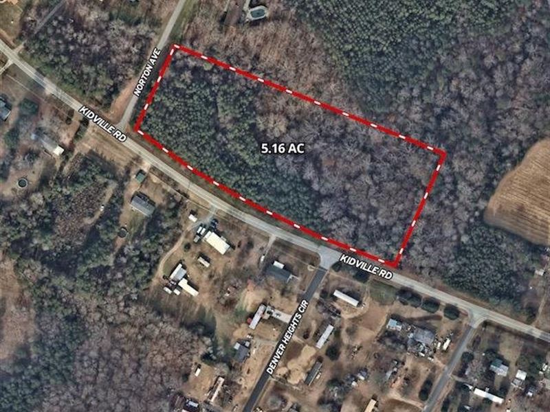 5.16 Acres Off Kidville Road, DE : Denver : Lincoln County : North Carolina