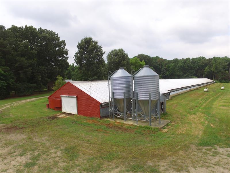 Bertie County Poultry Farm for Sale : Windsor : Bertie County : North Carolina