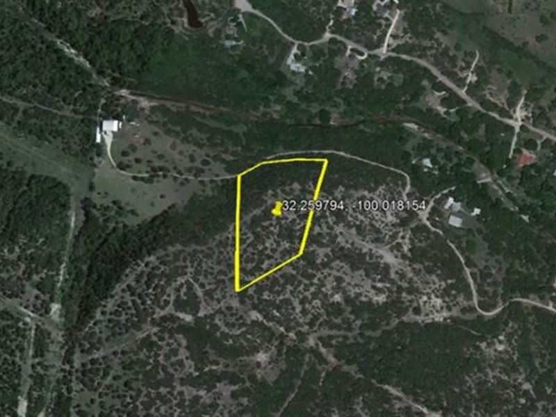 Livable 6.02-Acre Lot 15 Minutes : Tuscola : Taylor County : Texas