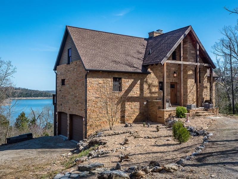 Lake Home On Bull Shoals Lake : Yellville : Marion County : Arkansas