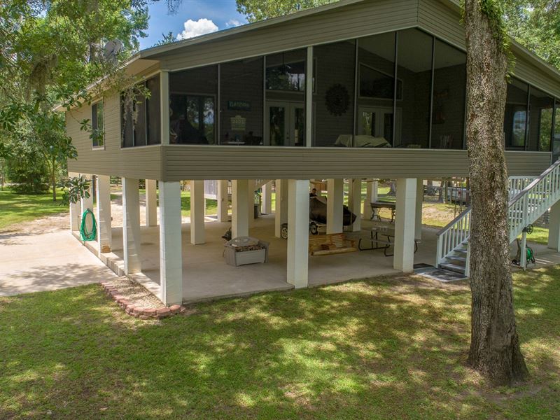 Suwannee River Home Riverfront, Lot for Sale in Florida, 162364 LOTFLIP