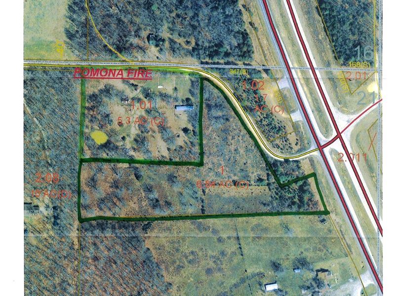 MO Ozarks Acreage Highway Frontage : Willow Springs : Howell County : Missouri