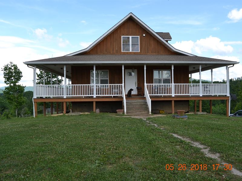 Home & Acreage Huntsville, TN : Huntsville : Scott County : Tennessee