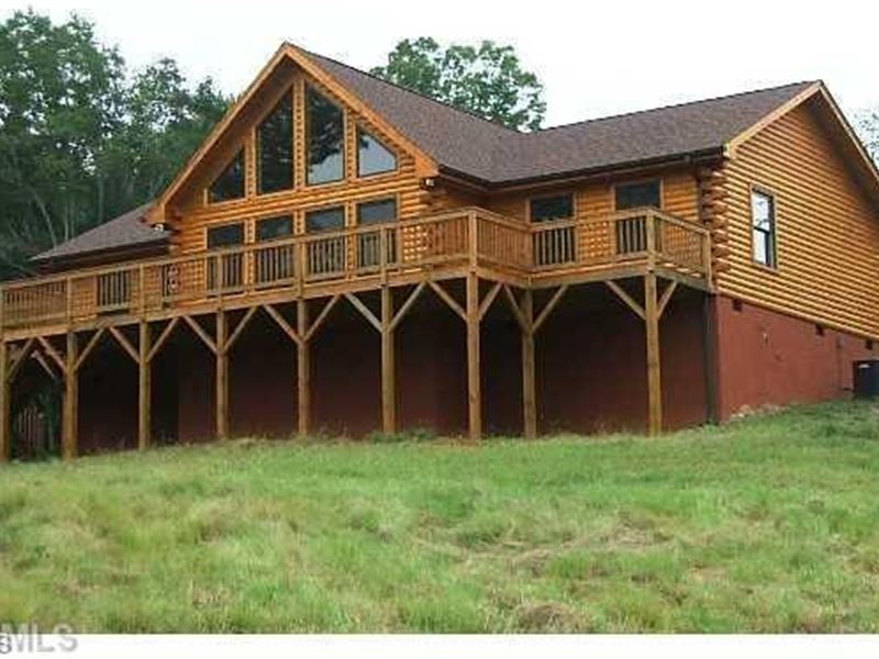 Log Cabin Home Danbury, Nc, Custom : Danbury : Stokes County : North Carolina