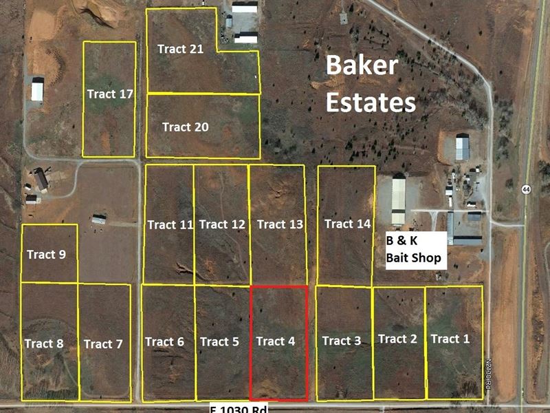 Foss Lake Home Building Lot : Foss : Custer County : Oklahoma