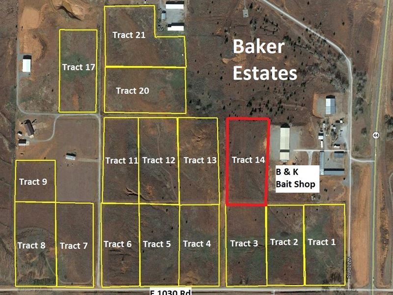 Foss Lake Home Building Lot : Foss : Custer County : Oklahoma
