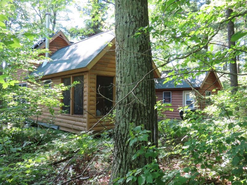Off Grid Waterfront Cabin Washburn Lot for Sale in Birchwood