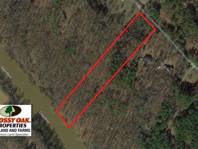 Under Contract, 5.13 Acres of Riv : Moncure : Chatham County : North Carolina