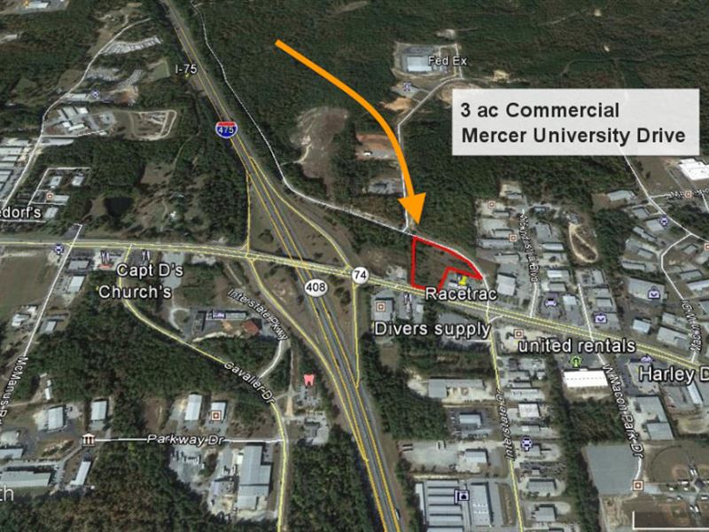 Mercer University Commercial Tract : Macon : Bibb County : Georgia