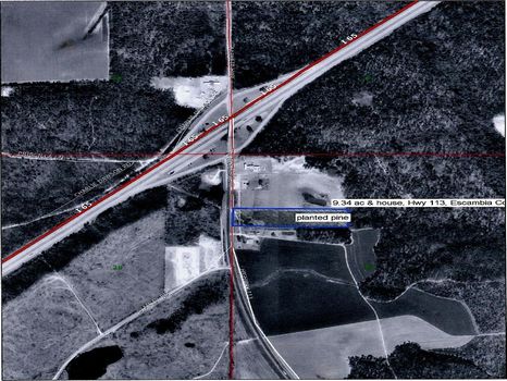 9.34 Ac on I-65/ Hwy 113 : Brewton : Escambia County : Alabama