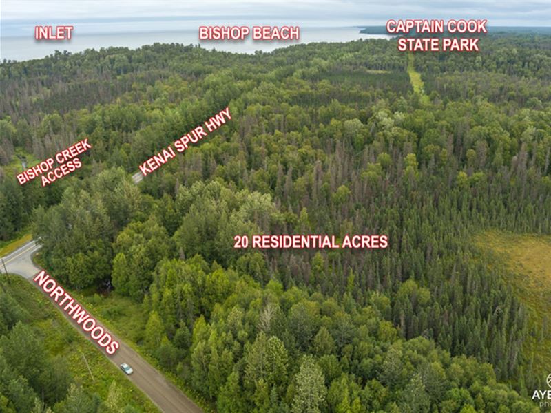 Rare 20 Ac Pristine Parcel Borderin : Nikiski : Kenai Peninsula Borough : Alaska