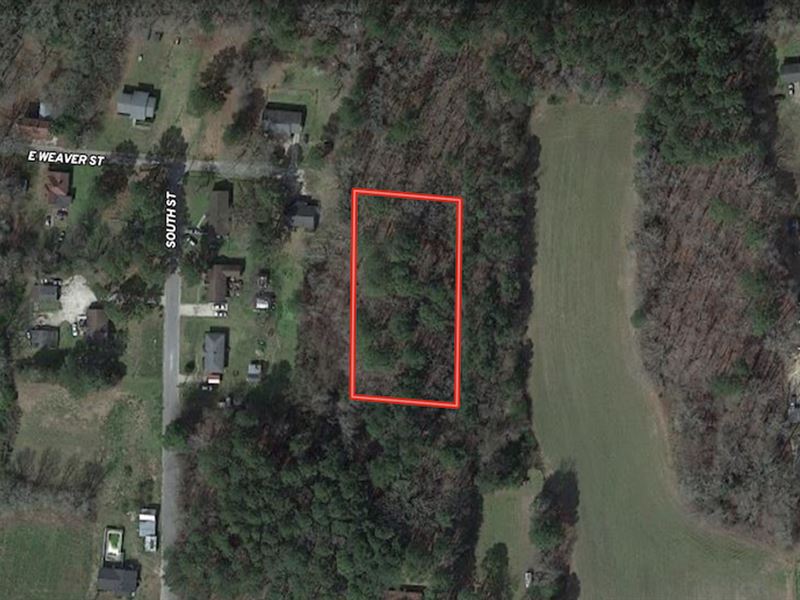 1 Acre of Residential Land : Whitakers : Edgecombe County : North Carolina