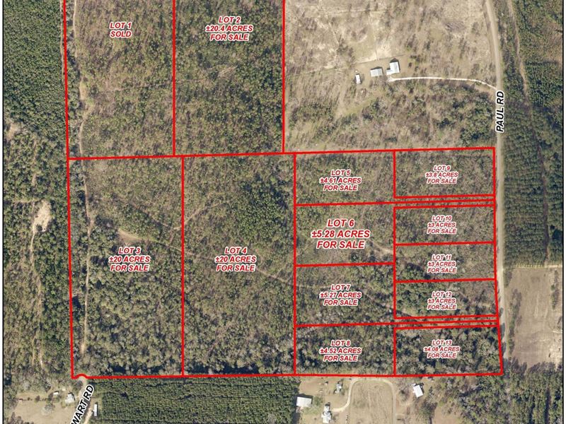 5.28 Acre Residential Lot 6, Baldwi : Bay Minette : Baldwin County : Alabama