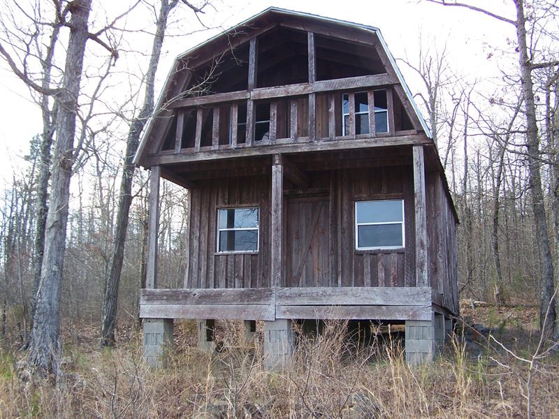 Rustic Hunting Cabin 10 Ac Arkansas : Leslie : Searcy County : Arkansas
