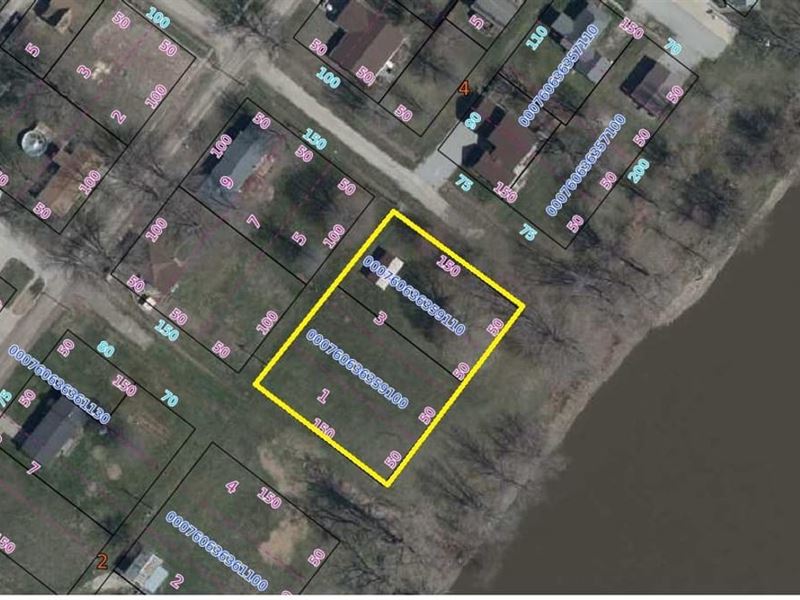 River Lots for Sale in Keosauqua : Keosauqua : Van Buren County : Iowa