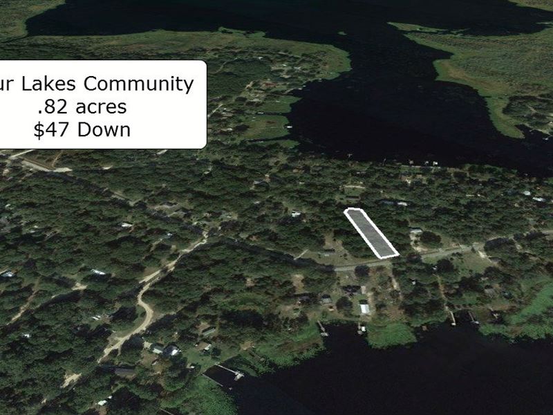 .82 Acre Lot On Paved Road : Hawthorne : Putnam County : Florida