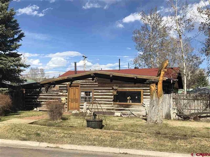 Restored Historic Log Cabin : Gunnison : Gunnison County : Colorado