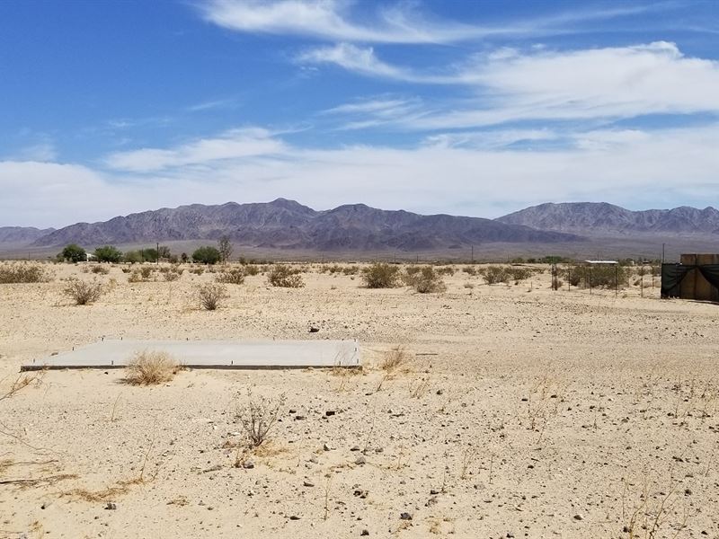 Beautiful Lot, Power, Pad, $238/Mo : Twentynine Palms : San Bernardino County : California