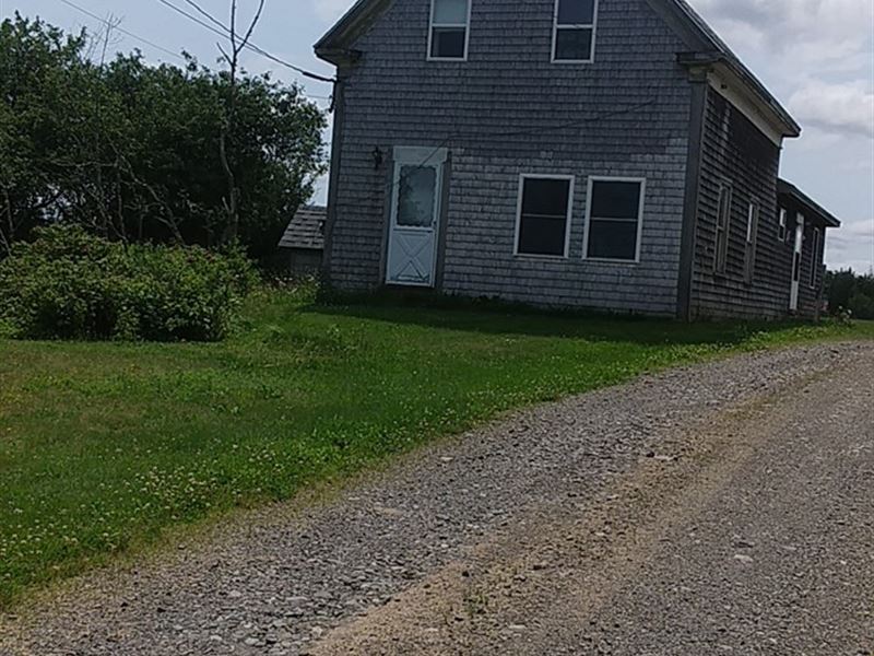 New England Farmhouse Lubec, ME : Lubec : Washington County : Maine