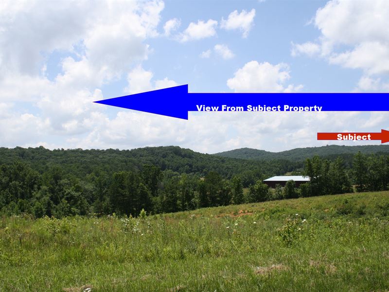Beautiful View Of Mountain & Valley : Ranburne : Cleburne County : Alabama