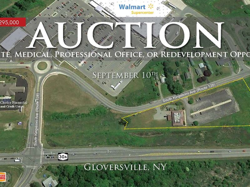 Retail Site Or Redev Opportunity : Gloversville : Fulton County : New York