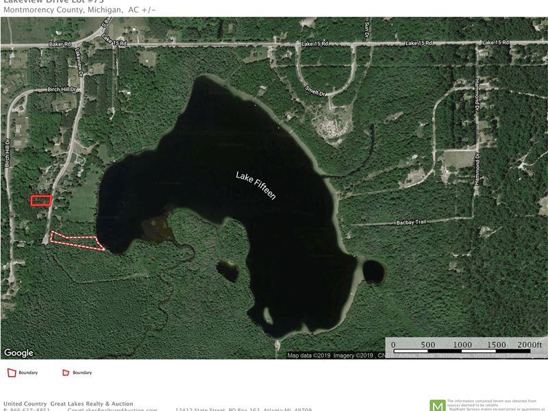 Lake 15 Atlanta, MI Vacant Lot, Lot for Sale in Michigan, 217623 LOTFLIP
