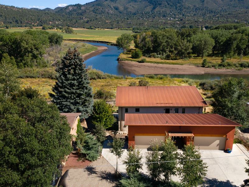 Second Home On River with Cash Flow : Durango : La Plata County : Colorado