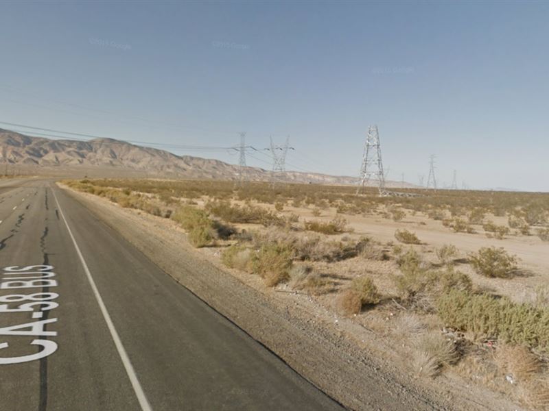Hwy 58 Frontage, 2.54 Acres Mojave : Mojave : Kern County : California