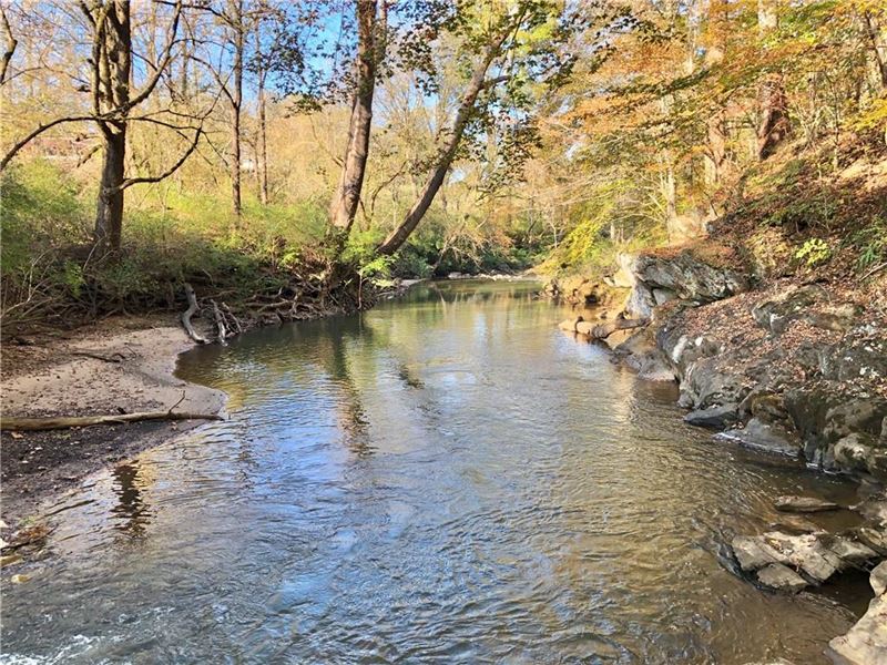 Creek Front Land, Ball Ground, GA Lot for Sale in Ball Ground