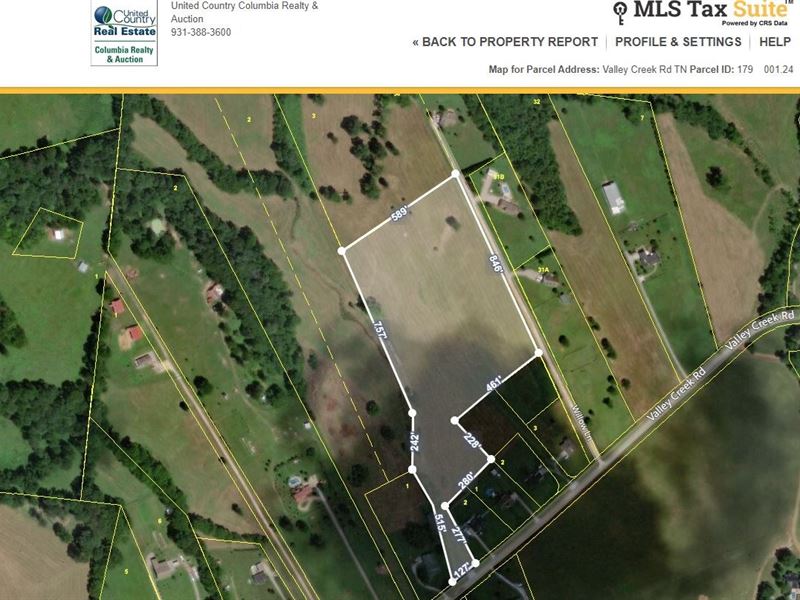 Build Your Dream Home 8 ac : Columbia : Maury County : Tennessee