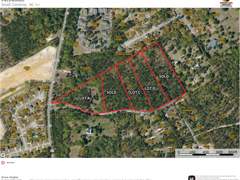 Timberline Drive-Lot : Camden : Kershaw County : South Carolina