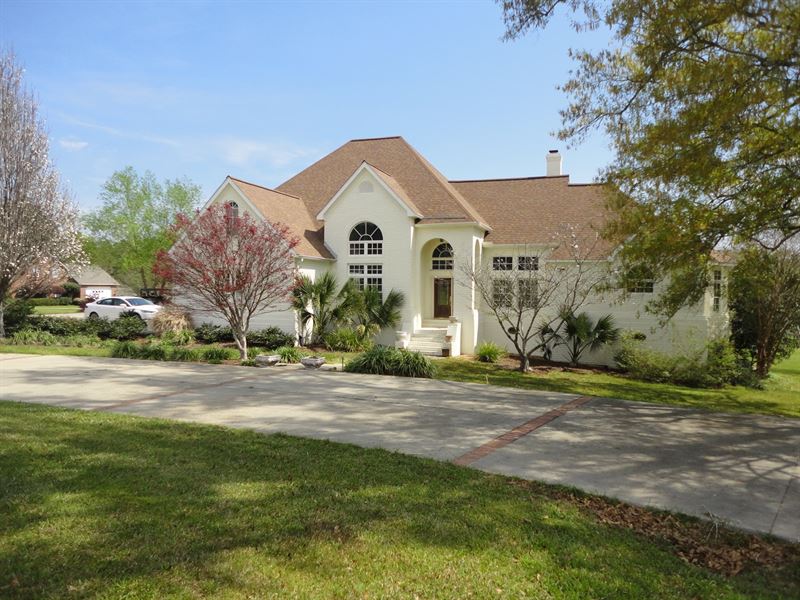 Waterfront Home 5.25 Acres Lincoln : Brookhaven : Lincoln County : Mississippi